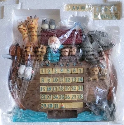 Avon Noah's Ark Perpetual Calendar F648141 Never Used. Original Box - Image 1 of 4