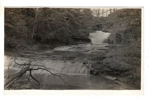Postal de colección de experimento fotográfico Waterfall Rapids RPPC - Imagen 1 de 3