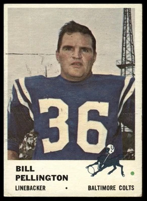1961 Fleer #36 Bill Pellington - Image 1 of 2
