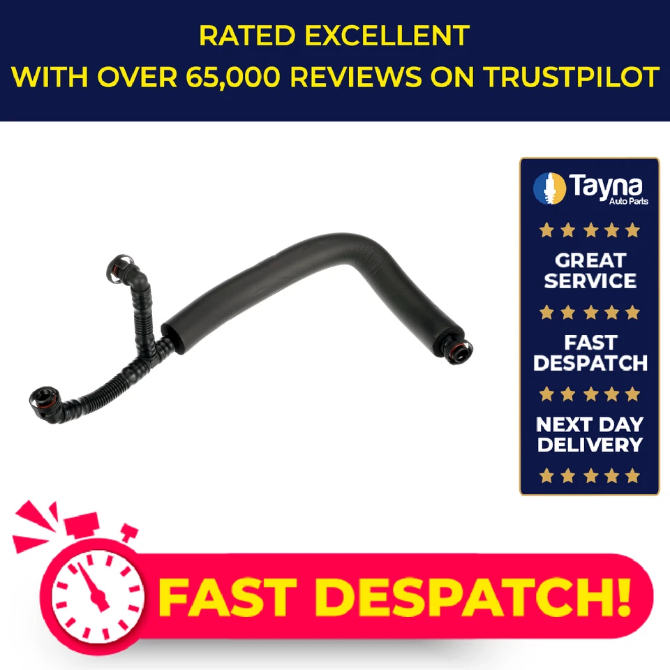 Crank Case Breather Pipe Hose fits BMW 325 2.5 04 to 13 Gates 11157559528 New - Image 1 of 4