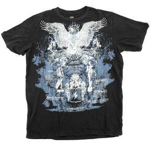 No Boundaries Grafik T-Shirt mit Adler Design Gr. L/G - Bild 1 von 4