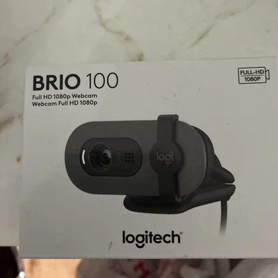 Logitech - Brio 100 1080p Full HD Webcam for Meetings and Streaming - Image 1 of 3