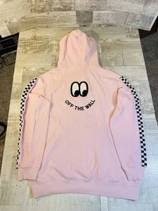 Vans X Lazy Oaf Erwachsene XS Oversized Pink Hoodie Sweatshirt Pullover Skate Street - Bild 1 von 9