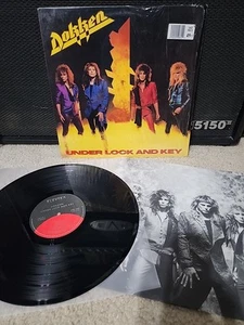 Dokken Under Lock And Key Lp Vinyl 1985 1st Press RARE LUDWIG Shrink/Insert NM- - Picture 1 of 12