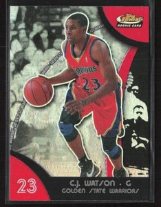 C.J. Watson 2007-08 Finest #90 Refractors Golden State Warriors - Imagen 1 de 2