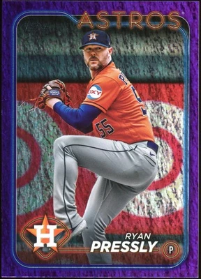 2024 Topps Ryan Pressly #331 Purple Foil 530/799 - Image 1 of 2