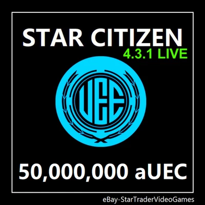 STAR CITIZEN - 50,000,000 aUEC (Alpha UEC) for 4.3.1 LIVE