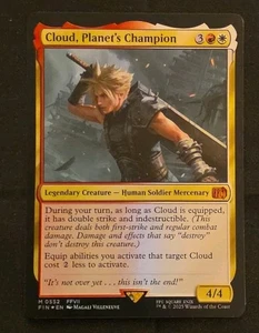 Cloud, Planet's Champion Foil - M 0552 - Magic The Gathering Final Fantasy 2025 - Picture 1 of 2