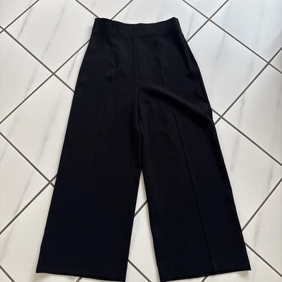 Zara Damen Culotte Hose Schwarz Größe M - Bild 1 von 4