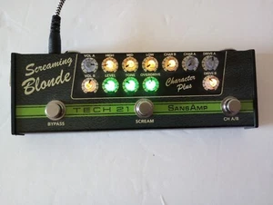 Tech 21 SansAmp Character Series Screaming Blonde w Original Power Supply  - Picture 1 of 12