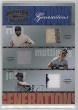 2004 Donruss Throwback Threads Material Missing Serial Number Babe Ruth HOF