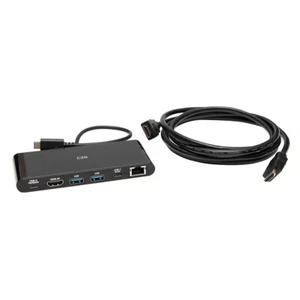 USB-C® 6-in-1 Mini Docking Station Bundle for Laptops-C2G - Picture 1 of 5
