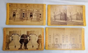 Tarjeta fotográfica vintage Stereoview Philadelphia Independence Hall James Cremer - Imagen 1 de 6