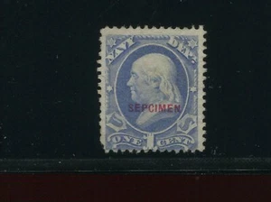 O35Sa Navy Dept Official "SEPCIMEN" Printing ERROR Stamp with PF Cert (O35S-PF1) - Picture 1 of 3