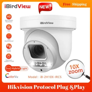 iBirdview POE 8MP 10X Zoom Colorvu Dual illumination PTZ Camera 2 Way Audio UK - Picture 1 of 16