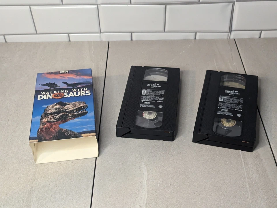 Walking with Dinosaurs (VHS, 1999- 2-Tape Set, Double Cassette) BBC Video - Image 1 of 4