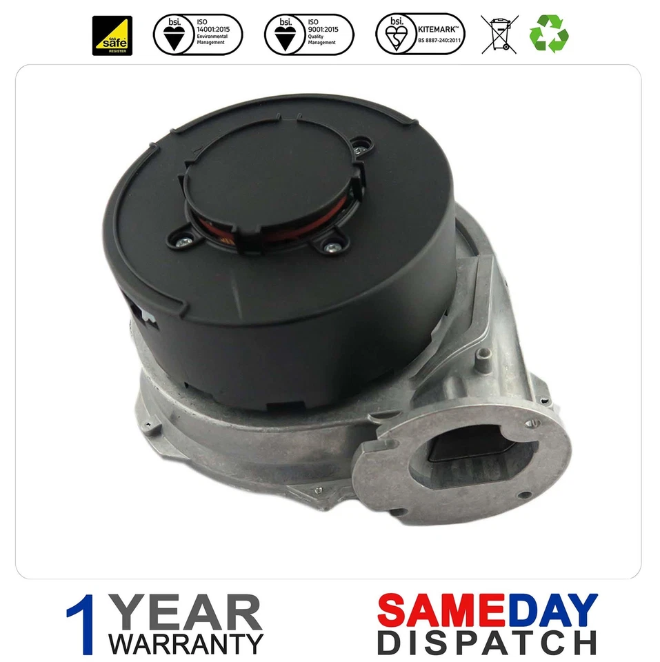 CONJUNTO DE VENTILADOR DE CALDERA BAXI DUOTEC 24 28 33 40 HE & HE 5121447 - Imagen 1 de 1