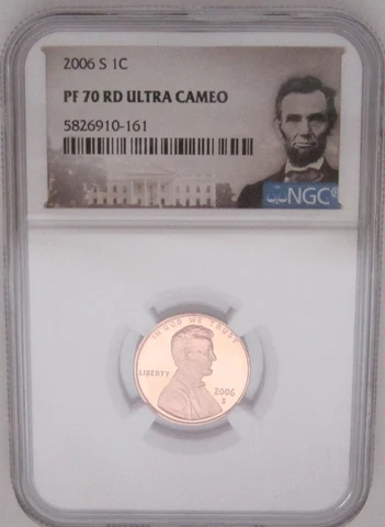 2006-S Lincoln Memorial Cent NGC PF70 RED ULTRA CAMEO - Perfect GEM GRADED PROOF Cover