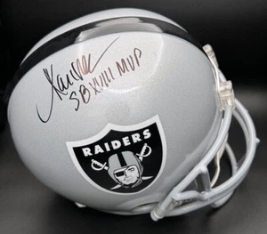 Casco F/S FIRMADO por Marcus Allen Los Angeles Raiders + SB MVP PSA/ADN AUTOGRAFIADO - Imagen 1 de 4