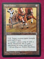 Magic The Gathering ICE AGE WAR CHARIOT single artifact card MTG