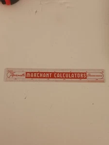 1952 regla de calendario de publicidad calculadora de mercaderes figura maestra-matic! - Imagen 1 de 5