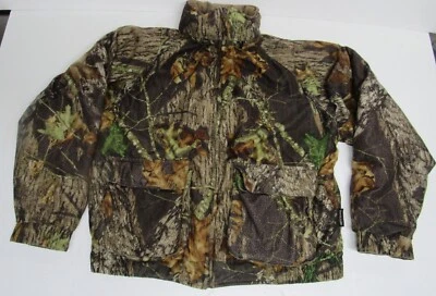 Woolrich Mens SZ L Reversible full zip Mossy Oak break up camo & green Jacket - Image 1 of 4