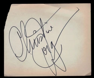 Christine Jorgensen signed album page transgender LGBT Sex reassignment surgery - Picture 1 of 1