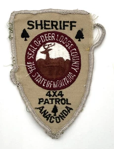 Vintage Anaconda Montana Search & Rescue 4x4 Patch - Picture 1 of 1
