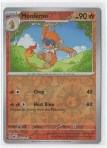 Pokemon Twilight Masquerade 032/167 Monferno Reverse Holo - Imagen 1 de 1