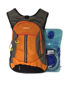 Anmeilu Hydration Orange Backpack Outdoor Sports Bike Cyclist Running Snowsports - Picture 1 of 4
