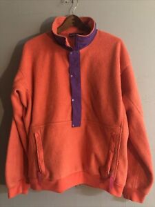 Vintage Womens Patagonia Synchilla Snap-T Fleece Pullover Jacket Size XL
