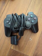 OFFICIAL SONY PS2 PLAYSTATION 2 WIRED CONTROLLER GENUINE BLACK DUALSHOCK 2