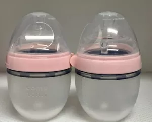 Comotomo Baby Bottle PINK Set Of 2 Size 5oz 150ml - Picture 1 of 5