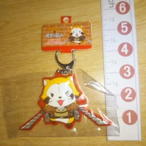 A50791 Attack on Titan Shingeki no Kyojin x Rascal Rubber Key Holder Eren - Picture 1 of 3