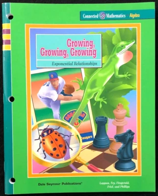 8th Grade - Connected Math - GROWING, GROWING, GROWING - Student Workbook - Image 1 of 4