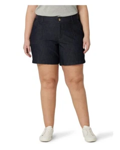LEE Women’s 7” Utility Short Size 26W Midrise Ultra Soft Comfort • Rinse - Picture 1 of 6