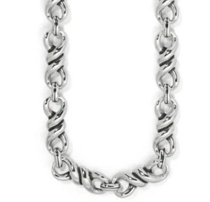 Neu mit Etikett Brighton Interlok Twist kurze Silberhalskette UVP 138 $ - Bild 1 von 7