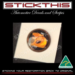 Remote Key Flip Fob Badge/Decal Orag - For HSV VF Clubsport Maloo - Like Genuine - Picture 1 of 6