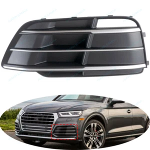 Front Bumper Vent Bezel Cover Grille t Fit For Audi Q5 S-Line Sline 2018-2020,LH - Picture 1 of 7