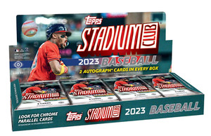 2023 Topps Stadium Club Baseball Hobby Box - PRESELL - 2 AUTOS - SEE INFO!