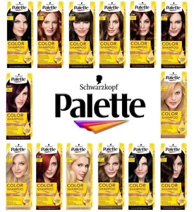 Schwarzkopf Palette Color Shampoo Demi-Permanent Hair Dye Colour 16 different - Picture 1 of 17