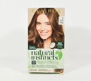 Clairol Natural Instincts Semi Permanent Hair Color #6 Light Brown - Picture 1 of 2