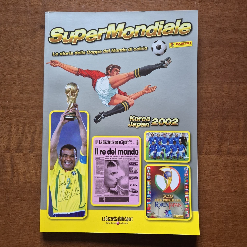 Album Figurine Mondiali World Cup Gazzetta ristampa Panini SuperMondiale 2002 - Immagine 1 di 1