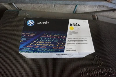 Nuevo tóner amarillo 654A LaserJet M651 9K20H1Ba caja sellada original OEM HP CF332A Foto 1 de 4