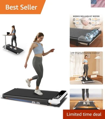 Multi-Functional Treadmill with LCD Display - Portable Walking & Jogging Station - Image 1 of 4