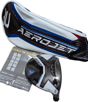 Cobra Aerojet 3W 15.0 Driver Head Only Right Handed Black White New Shrink - Image 1 of 4