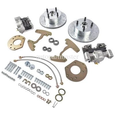Front Disc Brake Conversion Kit for 1960-1965 Ford Falcon with 4 Lug Wheels - Image 1 of 4