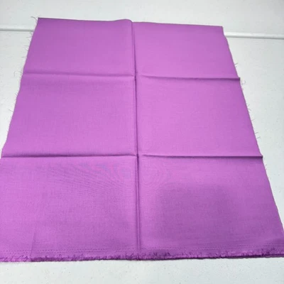 quilting fabric solid purple cotton 42x18 - Image 1 of 4