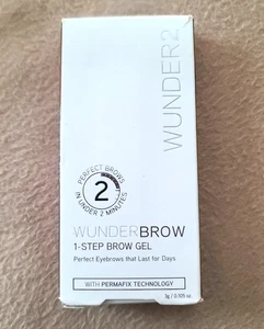 Wunder2 WunderBrow 1 Step Brow Gel Black Brown Perfect Brows In Under 2 Mins NEW - Picture 1 of 5