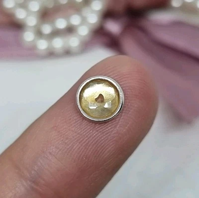 Genuine Pandora November Citrine Disc Petite Floating Locket Charm  💕 R43c - Image 1 of 2